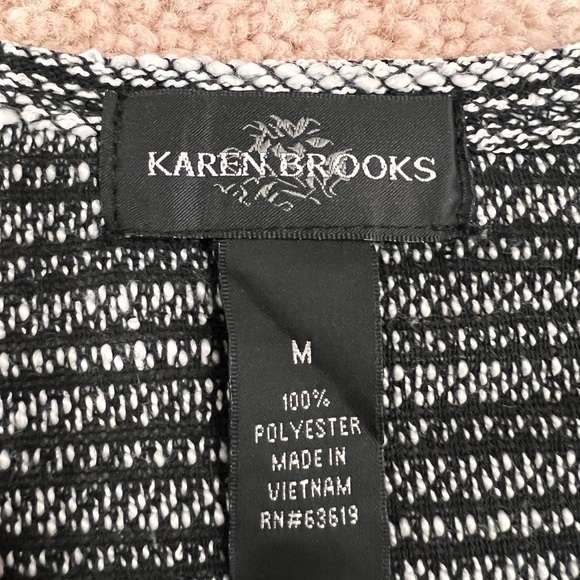 Karen Brooks Waterfall Front Cardigan - Size Medium - Picture 3 of 3